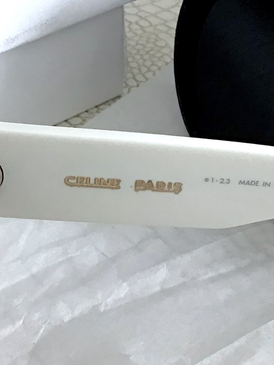 Rare Brand-New Celine White MONOCHROMS CL40197U Sunglasses main image 12